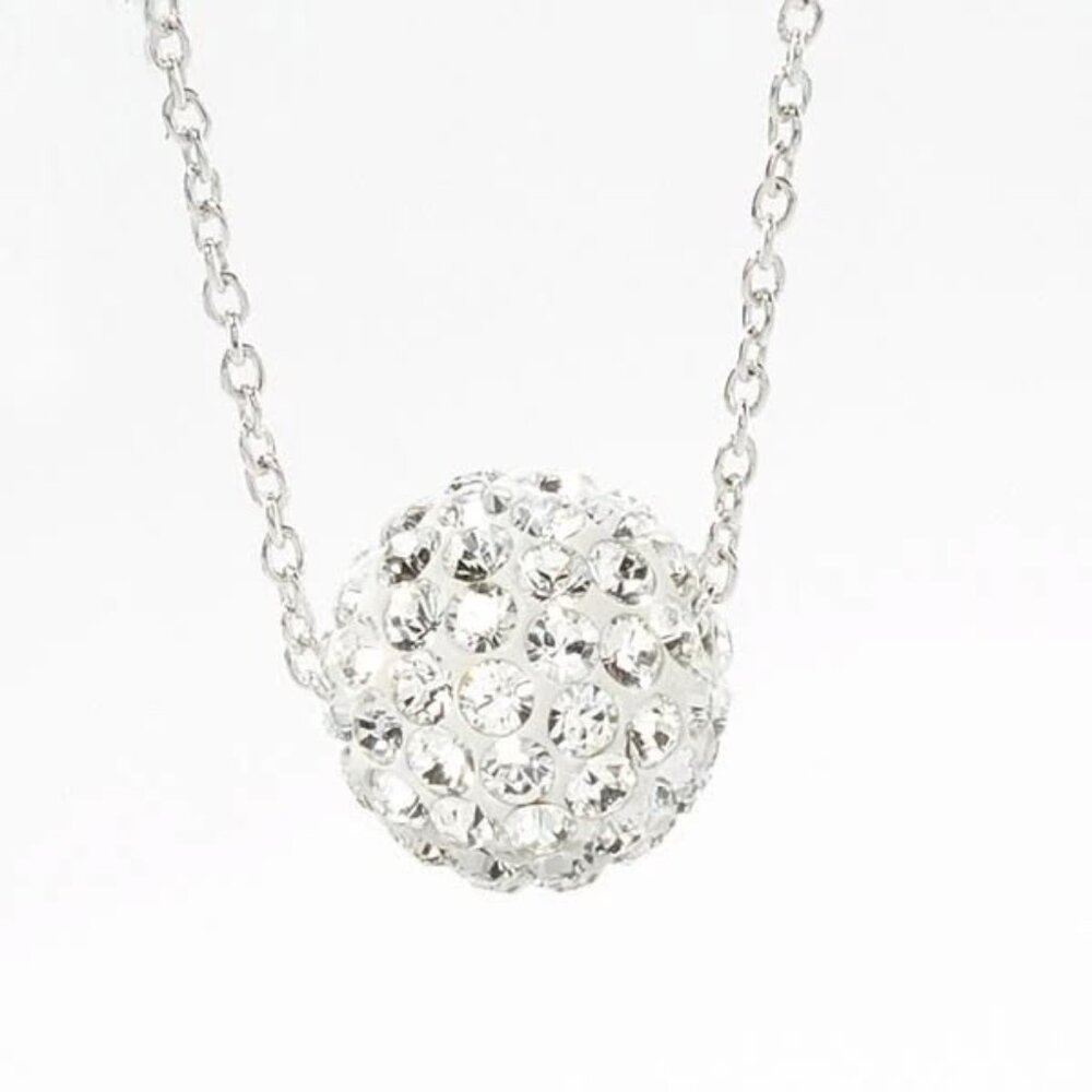 Touchstone Crystal by Swarovski Birthstone Necklace | April | NIB | Clear